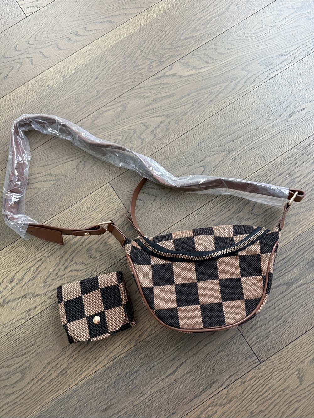 Checkered bag